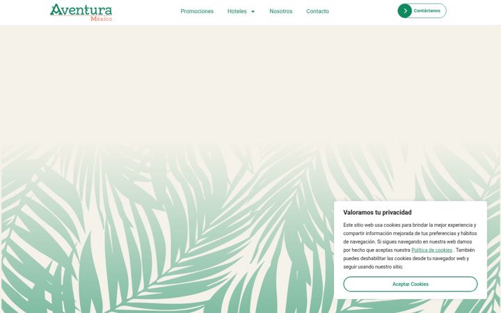 Screenshot of aventuramx.mx