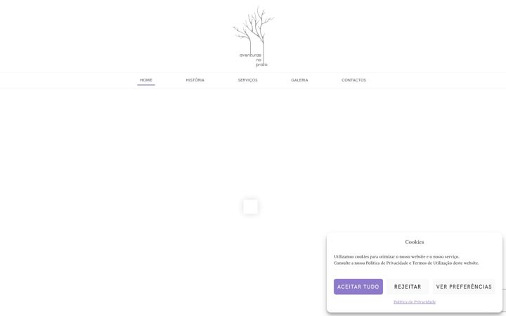 Screenshot of aventurasnoprato.pt