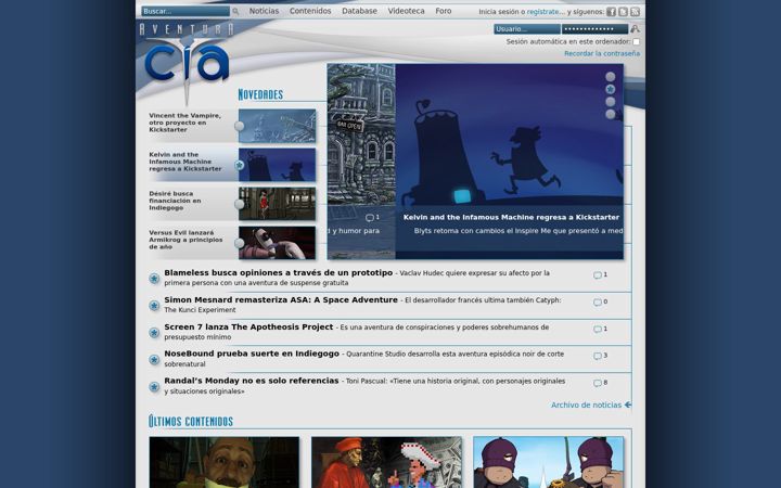 Screenshot of aventuraycia.com