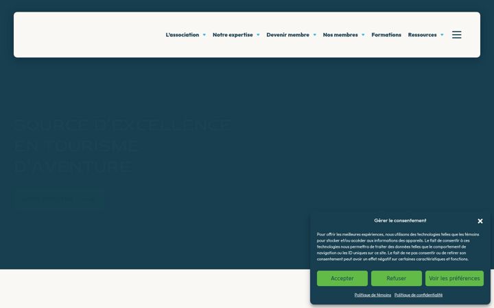 Screenshot of aventure-ecotourisme.ca