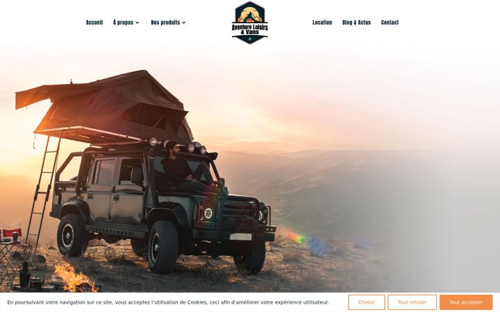 Screenshot ta' aventure-loisirs-et-vans.fr