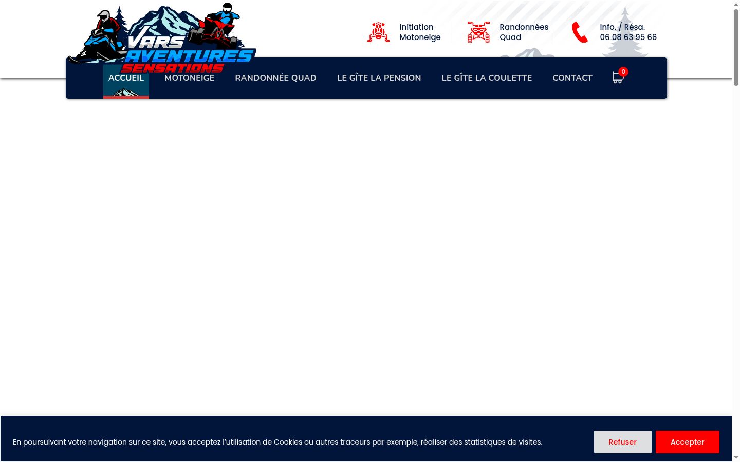 Screenshot tal-banner tal-kunsens muri qabel kwalunkwe interazzjoni