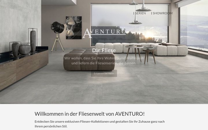 Screenshot of aventuro-fliesen.de