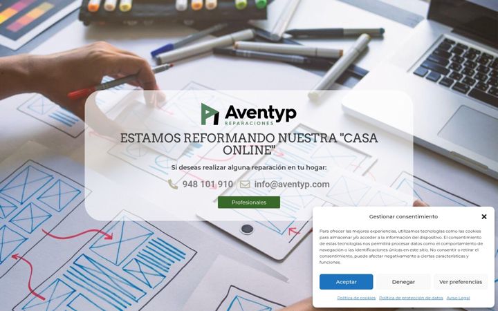 Screenshot of aventyp.com