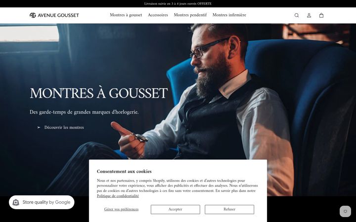 Skærmbillede af avenue-gousset.fr