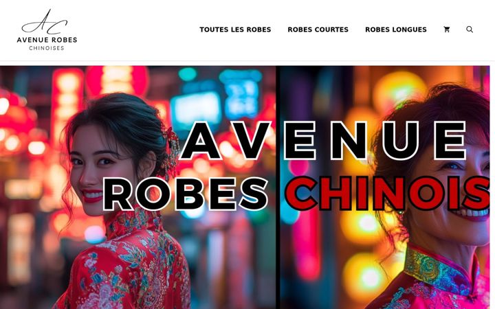 Skærmbillede af avenue-robes-chinoises.fr