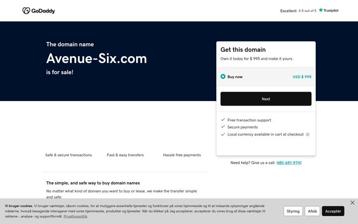 Screenshot of avenue-six.com