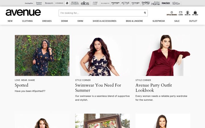 Screenshot of avenueblog.blog