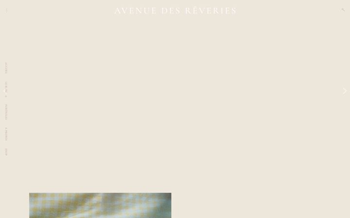 Screenshot of avenuedesreveries.fr