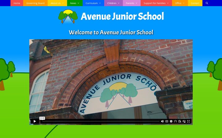 Screenshot of avenuejuniorschool.org