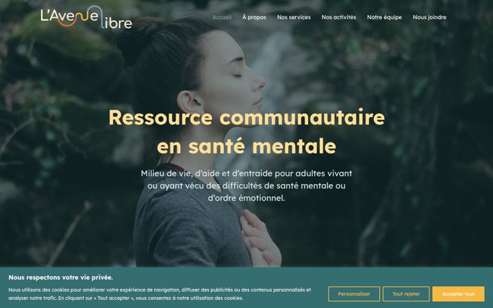 Screenshot of avenuelibre.org