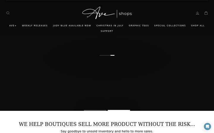 Screenshot of avenueshops.com
