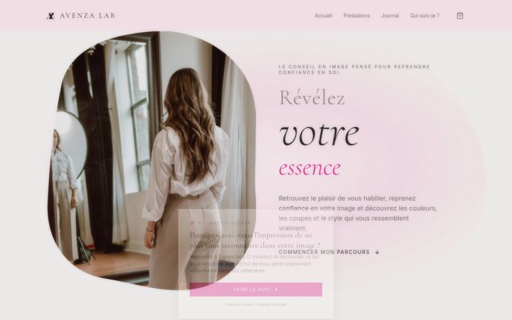 Screenshot of avenzalab.com