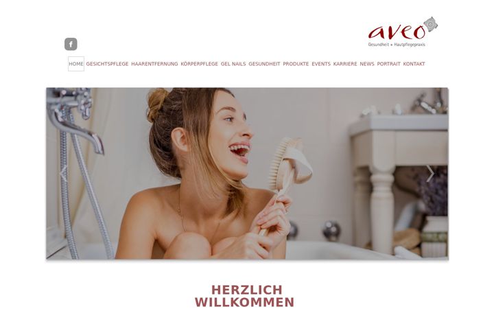 Screenshot of aveogesundheit-hautpflege.ch