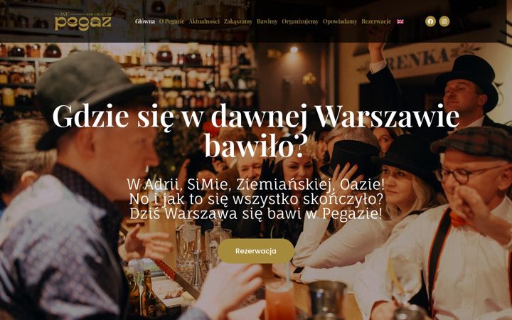 Screenshot stránky avepegaz.pl