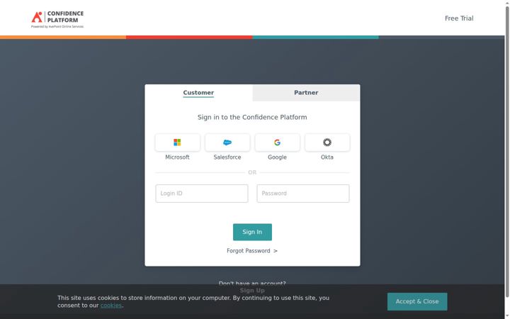 Screenshot of avepointonlineservices.com