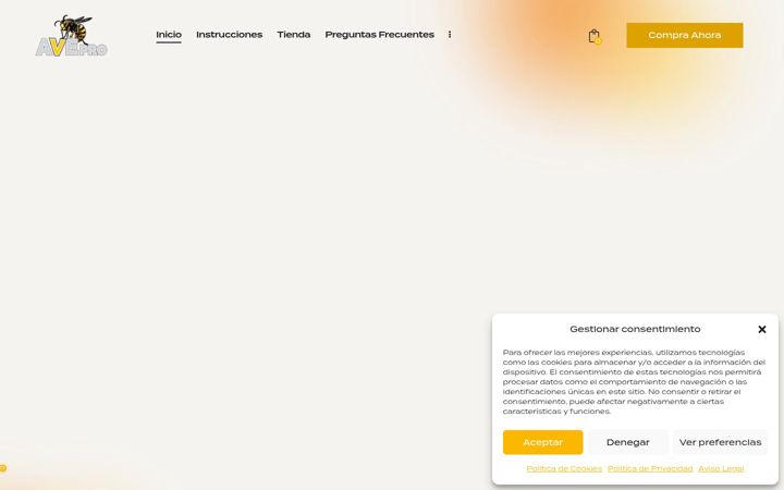 Screenshot of avepro.com.es