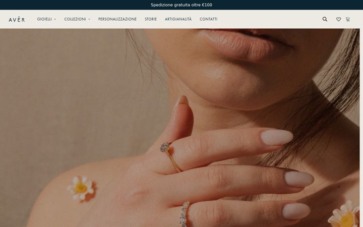 Screenshot of aver-oro.it