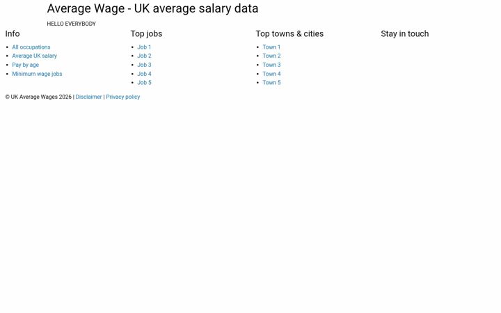 Screenshot of averagewage.co.uk