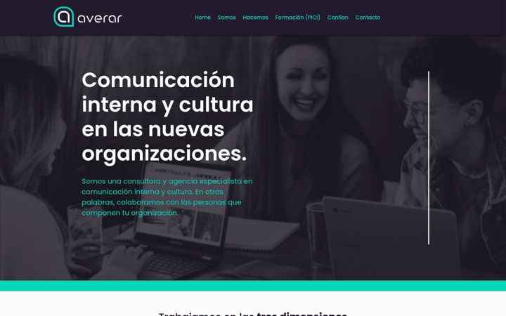 Screenshot of averar.es