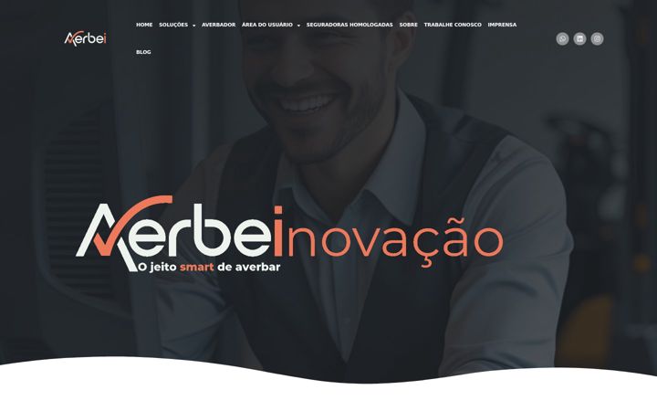 Snimka zaslona za averbei.com.br