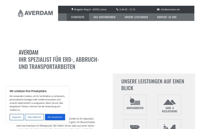 Screenshot of averdam.de