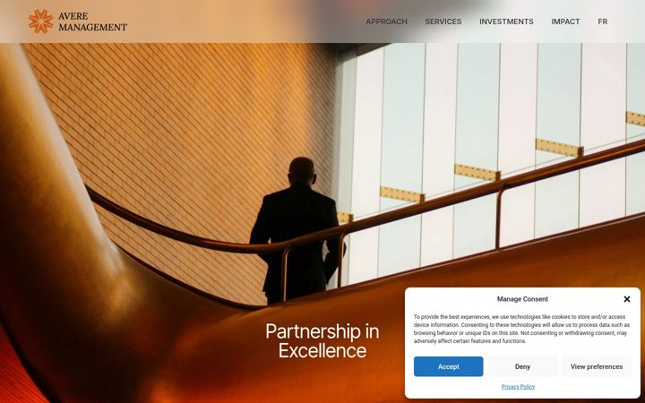 Screenshot of averemanagement.com