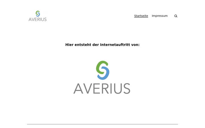 Screenshot of averius.de