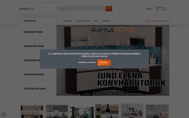 Screenshot of avernus-butor.hu