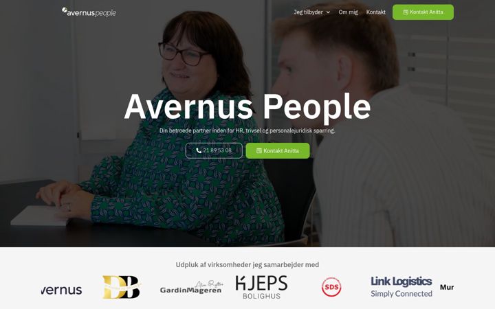 Screenshot of avernuspeople.dk