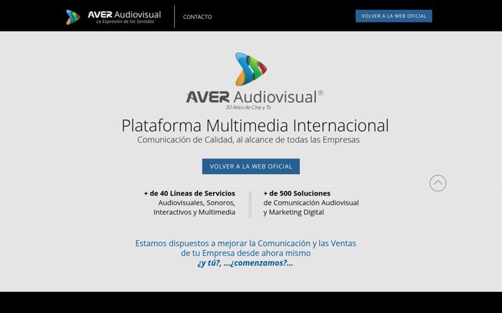 Screenshot of averproducciones.com