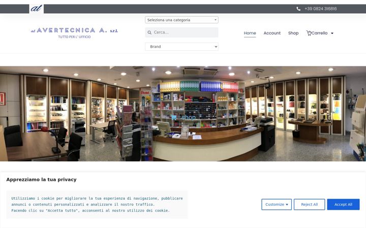 Screenshot of avertecnica.com