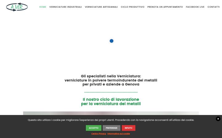 Screenshot of aververniciaturegenova.com