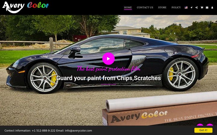 Screenshot of averycolor.com