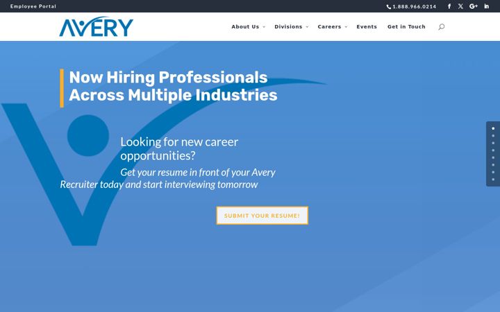 Screenshot of averypartners.com