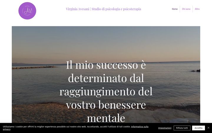 Screenshot of avesanivirginiapsicologa.it
