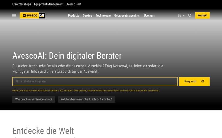 Screenshot of avesco.ch