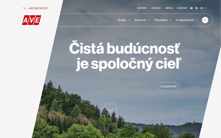 Screenshot di avesk.sk