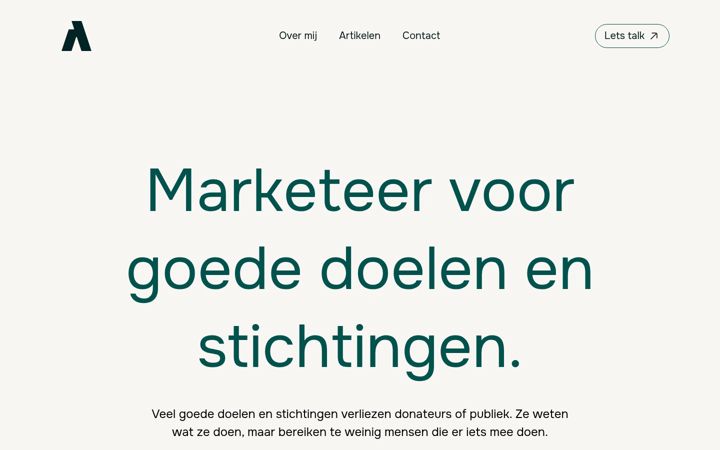 Screenshot of avesmarketing.nl