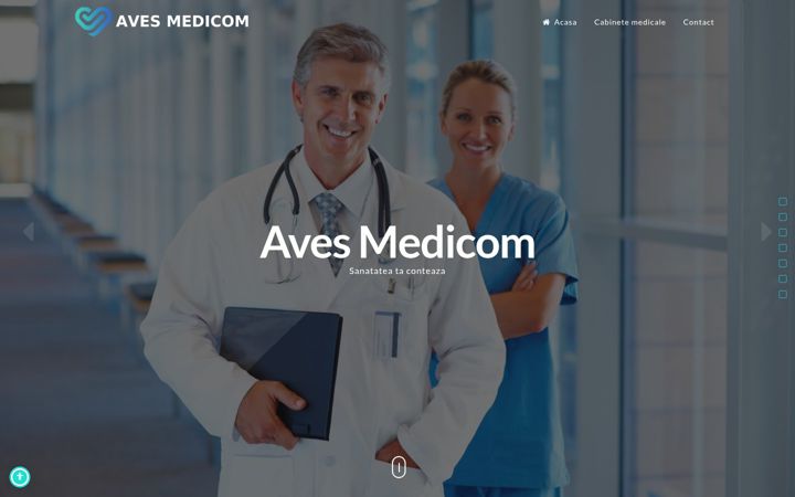 Screenshot of avesmedicom.ro