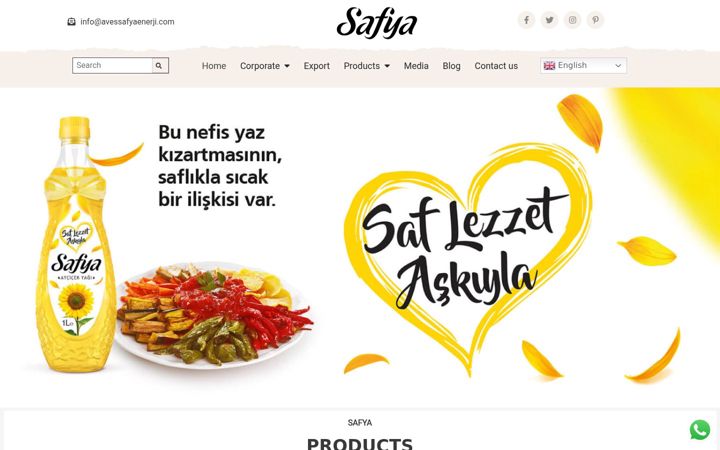 Screenshot of avessafyaenerji.com