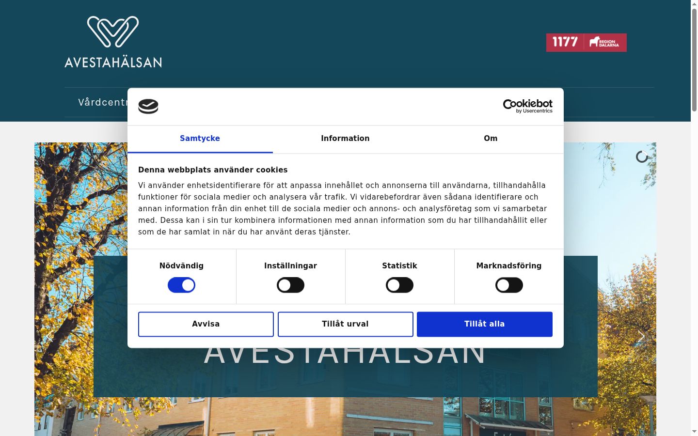 Captură de ecran a bannerului de consimțământ afișat înainte de orice interacțiune