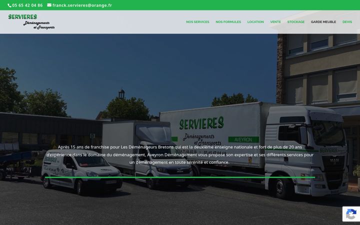 Zrzut ekranu aveyron-demenagement.fr