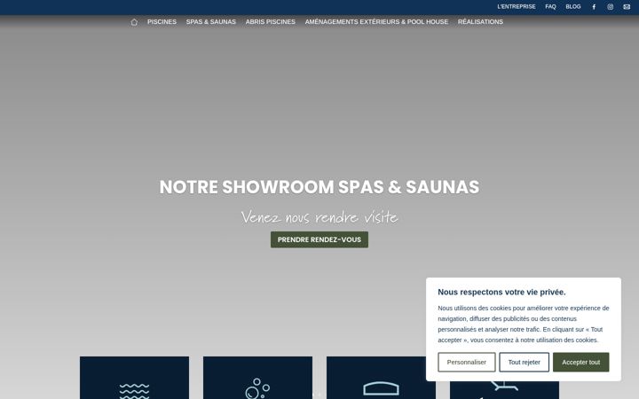 Screenshot of aveyron-piscines-spas.fr