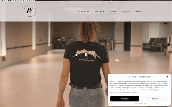 Screenshot of aveyronevents.fr