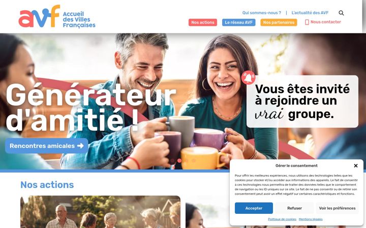 Screenshot of avf-union-nationale.fr
