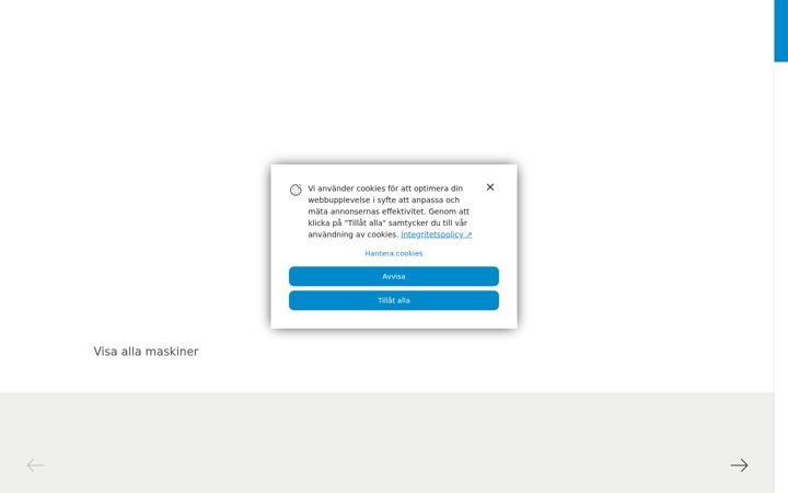 Screenshot of avfallspressar.se