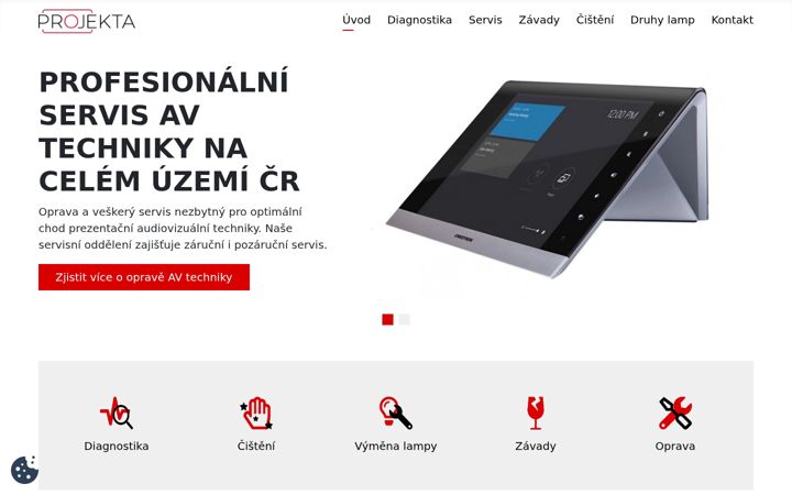 Screenshot of avfix.cz