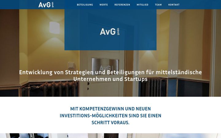 Screenshot of avg-gmbh.de