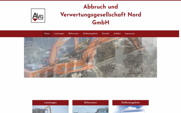 Screenshot του avg-nord.de